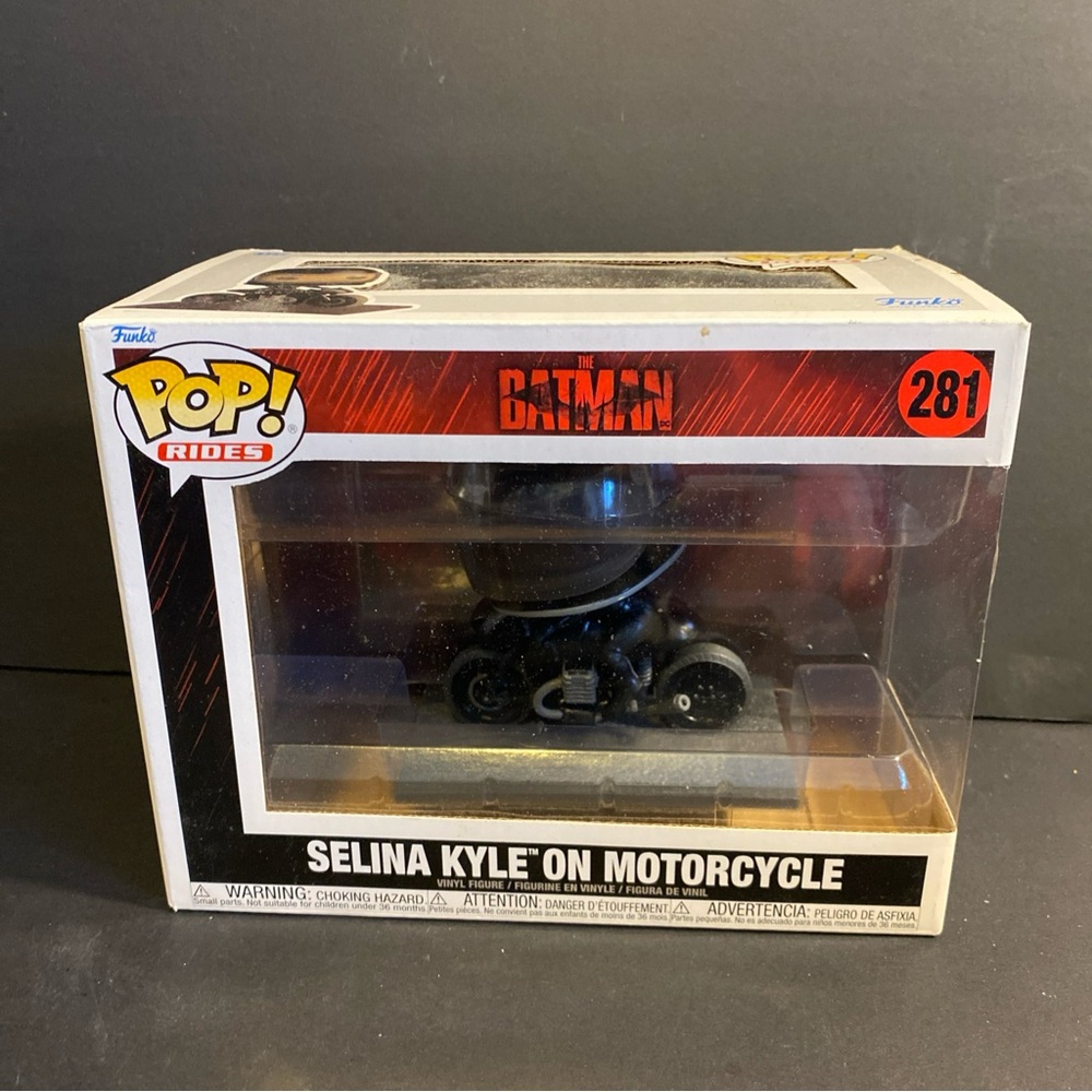 Funko Pop! Movies: The Batman - Selina Kyle on Motorcycle 281 NEW